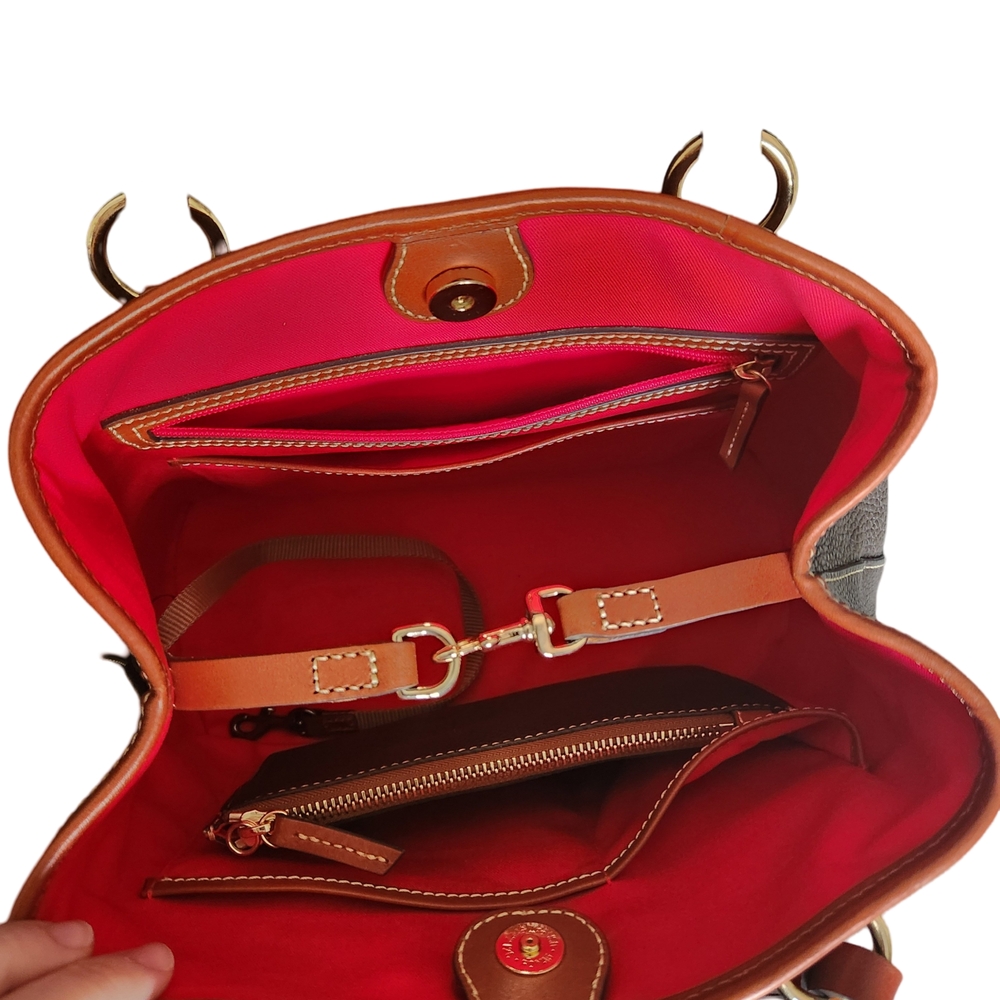 Dooney & Bourke Pebble Grain Small Briana With Pouch - Picture 3 of 8